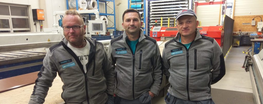 Neue Arbeitsjacken