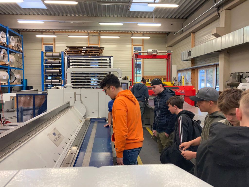 Politechnische Schule Wörgl bei uns zu besuch