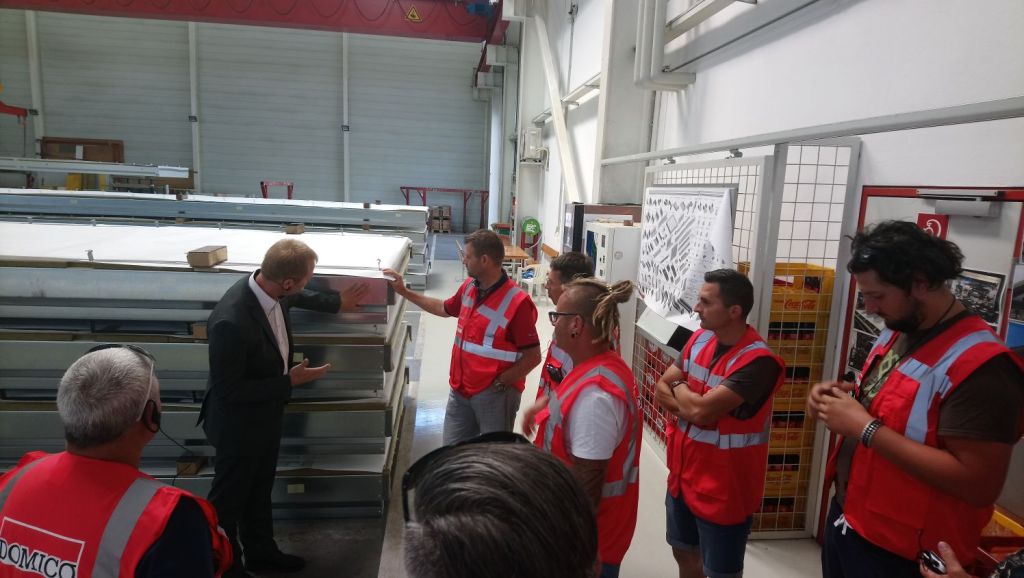 Besuch bei Firma Domico – Dachsysteme – Pötting